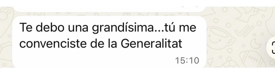 Testimonio de una alumna: te debo una grandísima, tú me convenciste de la Generalitat.